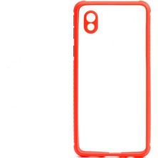 Galaxy A01 Core Kılıf ​​tknc Kaff Kapak-Kırmızı
