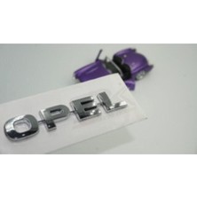 Astra F Astra G Zafira A Omega B Vectra B Bagaj Krom Abs 3m 3D Yazı Logo Amblem