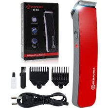 Üç Başlıklı Kırmızı  Fonksiyonlu Tıraş Makinesi