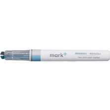 Kokuyo Mark+2 Tone Çift Uçlu Fosforlu Kalem Green/blue - Gray