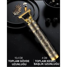 Şarjlı  Fonksiyonlu T-Bıçak Saç, Sakal, Vücut Traş Makinesi, Sarı