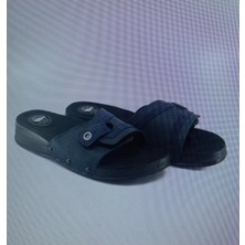 Epinli Tek Çırtlı Hakiki Deri Kadın Ortopedik Terlik