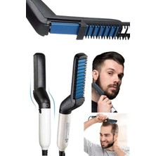 Isıtmalı Sakal ve Saç Düzleştirici Tarak, Erkekler Berber Aksesuarı