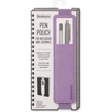 If Bookaroo Pen Pouch Defter Üstü Kalemlik Aubergine Lila
