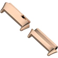 Xiaomi Redmi Watch 3 Active Metal Kordon Dönüştürücü Tknc - Rose Gold