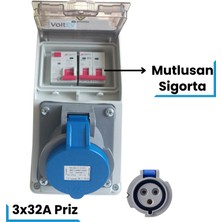 Voltev 7,4kw  Elektrikli Araç Şarj Cihazı Besleme Kutusu