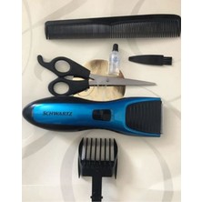 Kablosuz Pilli Kendini Bileyen Çelik Başlık Saç Sakal Kesme Makinesi