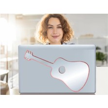 Defter Sticker,laptop Sticker  Aynalı  Gitar Şekilli 34X15X0,6CM