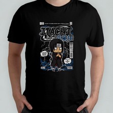 Naruto - Itachi Uchiha %100 Pamuklu Bisiklet Yaka T-Shirt Model - 1