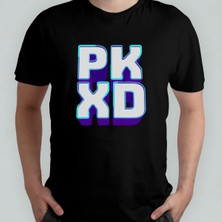 Pk Xd Eğlence, Dost & Oyunlar Pkxd Unisex %100 Pamuklu Bisiklet Yaka T-Shirt Model 2