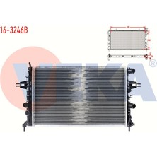VEKA-16-3246B - Su Radyatoru Brazıng Opel Astra G (F69) 1.2 16V M-T Ac+ 1998-2005
