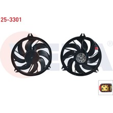 VEKA-25-3301 - Fan Motoru (Su+Klıma) Peugeot 206 (2A/C) 1.4i 16V Multıplexlı Klımalı 1998-2006