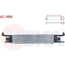 VEKA-42-1808 - Turbo Radyatoru (Intercooler) Fıat Grande Punto (199) 1.3 Mjt 90 Hp 2005-2012