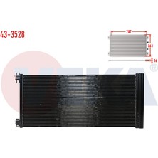 VEKA-43-3528 - Klıma Radyatoru Renault Trafıc Iıı (Jg_) 1.6 Dcı 2014-