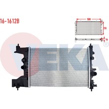 VEKA-16-1612B - Su Radyatoru Brazıng Opel Astra J 1.6i M-T  2009-2016