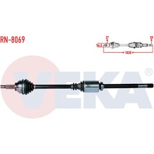 VEKA-RN-8069 - Komple Aks Sag On Renault Trafıc Iı (Fl) 1.9 Dcı Uzunluk 1020MM 2001-2006
