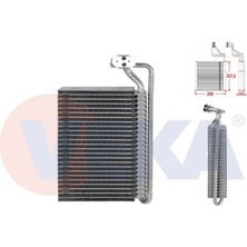 VEKA-48-1400 - Klıma Evaporatoru Borulu 267,6X200X65 Bmw 3 Serısı (E46) 316I - 320D - 330D - 330 Xd 1998-2005 / X3