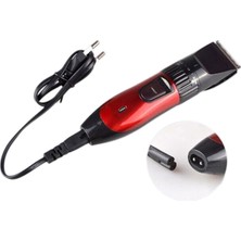 Kırmızı Şarjlı  Amaçlı Tıraş Makinesi