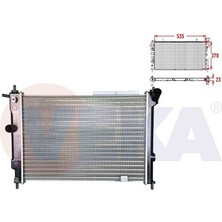 VEKA-16-3208 - Su Radyatoru Mekanık Opel Astra F 1.7 D M-T 1991-1998