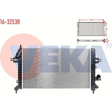 VEKA-16-3253B - Su Radyatoru Brazıng Opel Astra H 1.3 Cdtı M-T 2004-