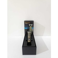 Kuru ve Şarjlı Sakal Makinesi, Berber Desenli, Uzun Pil Ömrü, Kullanışlı ve Dayanıklı