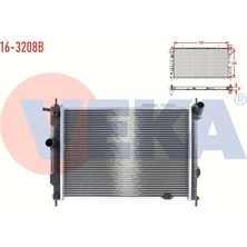 VEKA-16-3208B - Su Radyatoru Brazıng Opel Astra F 1.7 D M-T 1991-1998