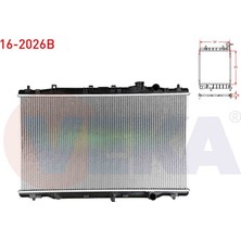VEKA-16-2026B - Su Radyatoru Brazıng Honda Cr-V Iv 1.6i Dtec A-T/m-T Ac+/- 2012-2014