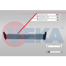 VEKA-42-4416 - Turbo Radyatoru (Intercooler) Volkswagen Polo (6r,6c) 1.4 Tdı 2009-