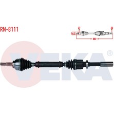 VEKA-RN-8111 - Komple Aks Sag On Renault Laguna Iı (Bg0/1) 1.8i 16V 5 Vıtes M-T Jr5 Sanzıman Uzunluk 802MM 2001-2007