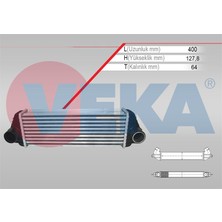 VEKA-42-1903 - Turbo Radyatoru (Intercooler) Ford Transıt Connect 1.8 Tdcı 2006-2013