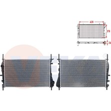 VEKA-16-1939B - Su Radyatoru Brazıng Ford Mondeo Iıı 2.0 Tdcı - 2.0i 16V A-T/m-T 2000-2007