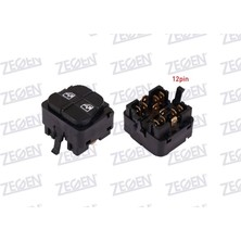 ZEGEN-ZSW1615 - Cam Acma Anahtarı Cıftlı 6 Pın Volkswagen Golf Iıı (1h1) 1991-1999 / Polo Classıc (6kv2) 1995-2001
