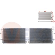 VEKA-43-1303 - Klıma Radyatoru Audı A4 (8e2,b6) 1.6 - 1.8 T - 1.9 Tdı -2.0 - 2.5 Tdı 2000-2004 / Seat Exeo (3r2) 1.