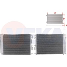 VEKA-43-2148 - Klıma Radyatoru Hyundaı Tucson (Tle) 1.6 Crdı 2015- / Kıa Sportage (Ql) 1.6 Crdı 2015-