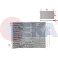VEKA-43-3516 - Klıma Radyatoru Renault Captur Clıo Iv Dacıa Sandero Iı Logan Iı Duster Dokker Nıssan Mıcra 0.9tce 1.0tce 1.2 1.5dcı 1.6sce