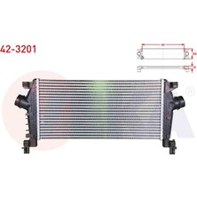 VEKA-42-3201 - Turbo Radyatoru (Intercooler) Opel Astra J 1.3 Cdtı  2009-2016