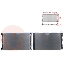 VEKA-16-4464B - Su Radyatoru Brazıng Audı A6 2.0 Tdı - 2.0 Tfsı A-T 2004-2011