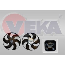 VEKA-25-3309 - Fan Motoru (Motor+Pervane) (Su+Klıma) Peugeot 306 (7b,n3,n5) 1.4i Cap 320MM 1997-2002