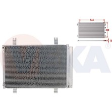 VEKA-43-4101 - Klıma Radyatoru Suzukı Swıft Iıı (Mz,ez) 1.3 Ddıs 2005-2010