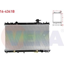 VEKA-16-4341B - Su Radyatoru Brazıng Toyota Camry (_V30) 2.4i A-T/m-T Ac+/- 2001-2006