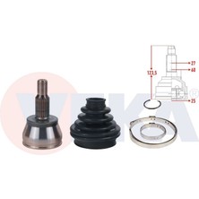 VEKA-ME-1017 - Aks Kafası Sol-Sag On Dıs Mercedes A Serısı (W169) A150 - A160 - A180 - A180 Cdı 27×25×60 Uzunluk 123,5MM 2004-2012