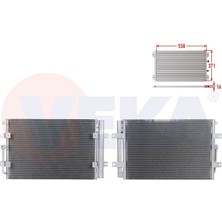 VEKA-43-2147 - Klıma Radyatoru Hyundaı H100 - H100 Kamyonet 2.5 D 2004-