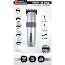 Gri   Fonksiyonlu Şarjlı Saç ve Vücut Tıraş Seti