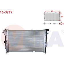VEKA-16-3219 - Su Radyatoru Mekanık Opel Vectra A 1.6 M-T 1989-1995