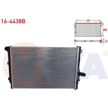 VEKA-16-4438B - Su Radyatoru Brazıng Volkswagen Caddy Iıı (2kb,2kj,2cb,2cj) 1.6 Tdı A-T-M-T 2004-2015