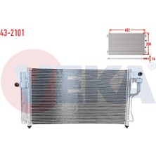 VEKA-43-2101 - Klıma Radyatoru Hyundaı Accent Era 1.4i 16V 2006-2012