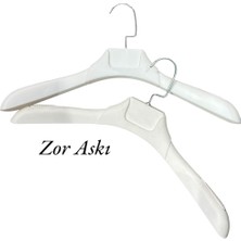 Beyaz  Plastik Askı Ceket Elbise Askısı Kıyafet Askısı Gömlek Askısı