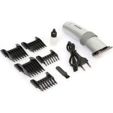 Şarjlı Saç ve Sakal Tıraş Makinesi, Gri