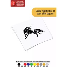 Unicorn At Sticker Oto Motor Laptop Duvar Folyo Sticker 40 x 36 cm