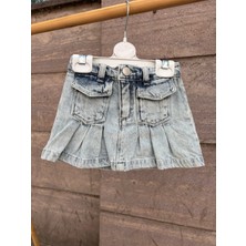 N&k Kids Kız Açık Mavi Kot Etek 9-48 Ay
